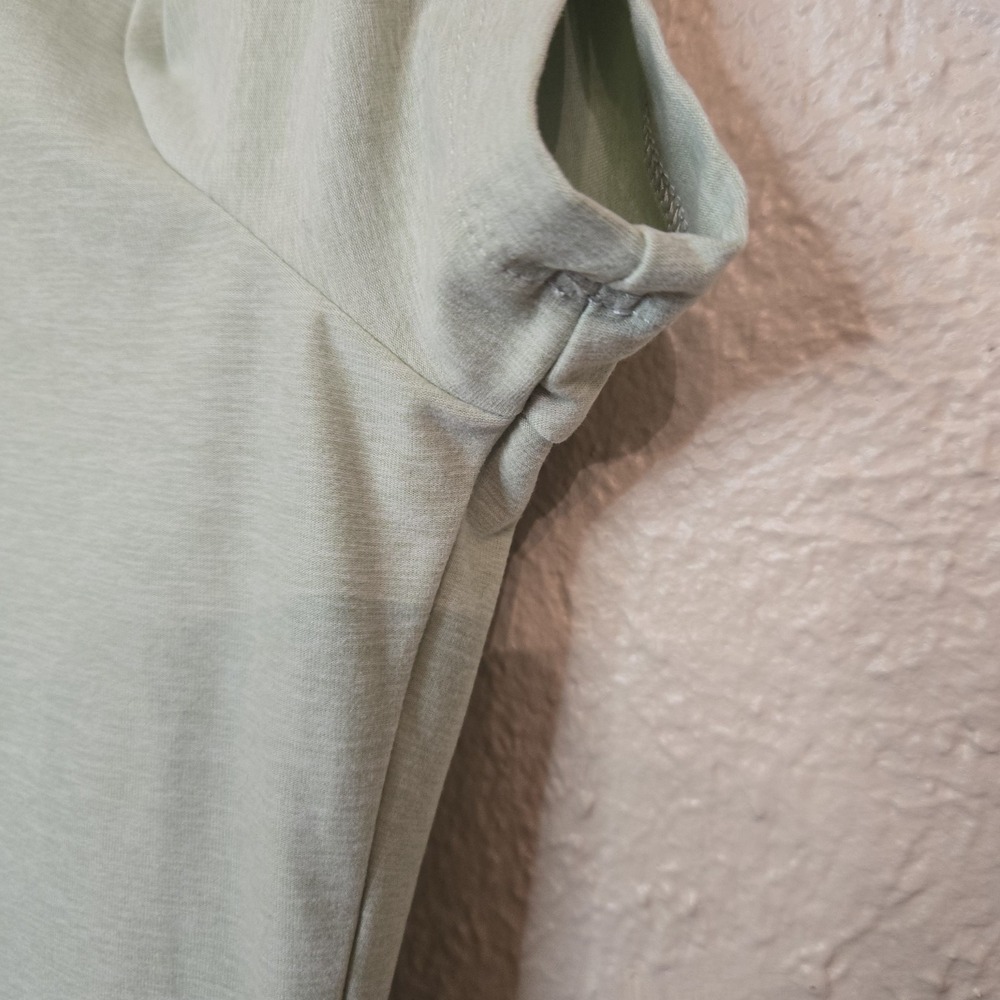 RBX‎ Women's XL V Neck T shirts Poly/Spandex Light Green Short Sleeve - Picture 3 of 11